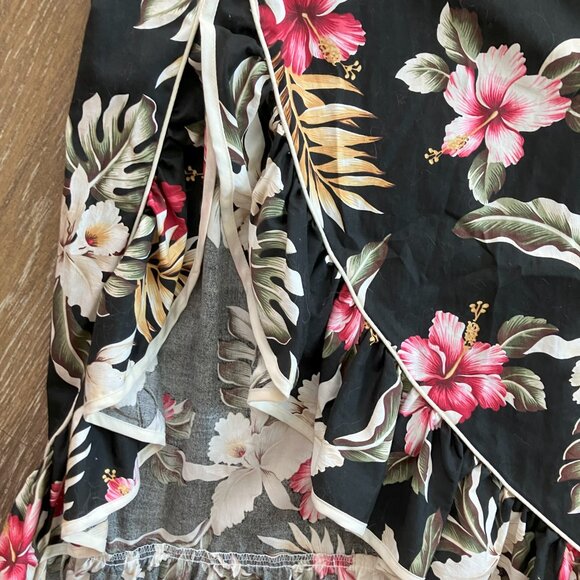 Jade Fashions Black Orchid Size XS Princess Hawaiian Dress - Picture 7 of 10